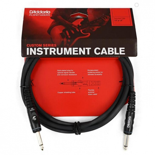 Инструментальный кабель DADDARIO PW-G-05 Custom Series Instrument Cable (1.5m) - JCS.UA фото 5