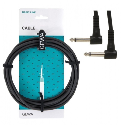 Патч-кабель GEWA Basic Line Mono Jack 6,3мм/Mono Jack 6,3мм (0,3м) - JCS.UA фото 2