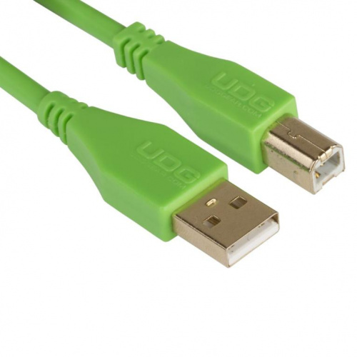 Кабель UDG Ultimate Audio Cable USB 2.0 A-B Green Straight 2m - JCS.UA фото 2