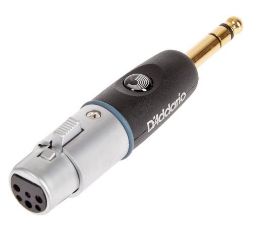 Переходник джек стерео DADDARIO PW-P047AA 1/4 INCH MALE BALANCED TO XLR FEMALE - JCS.UA