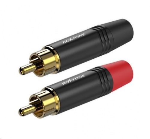 Разъем Roxtone P2BG RCA male (папа) - JCS.UA