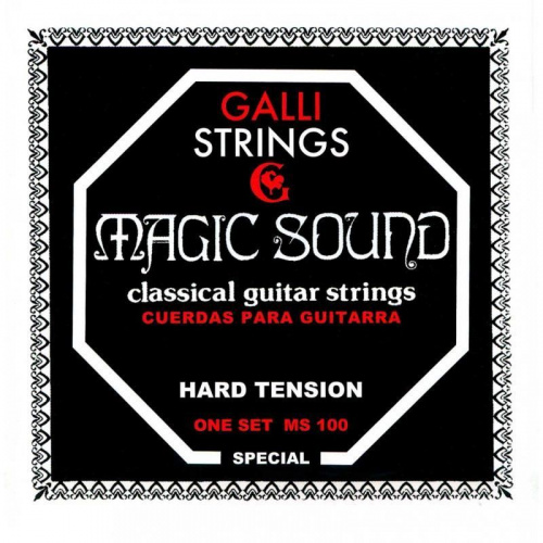 Струни для класичної гітари Gallistrings MS 100 HARD TNS - JCS.UA