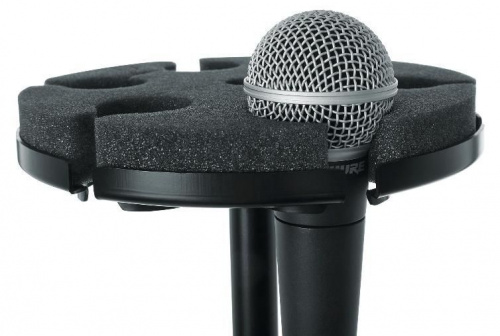 Держатель-лоток для 6 микрофонов GATOR FRAMEWORKS GFW-MIC-6TRAY Multi Microphone Tray Holds 6 Microphones - JCS.UA фото 3