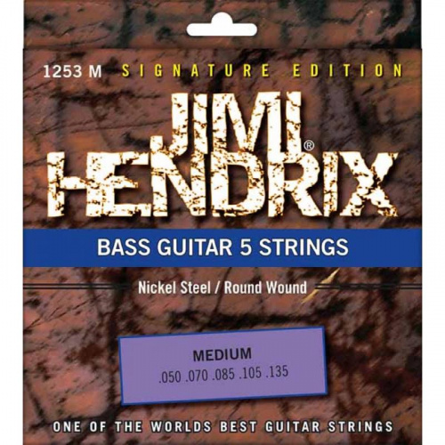 Струны для бас-гитары Jimi Hendrix 1253 M - JCS.UA