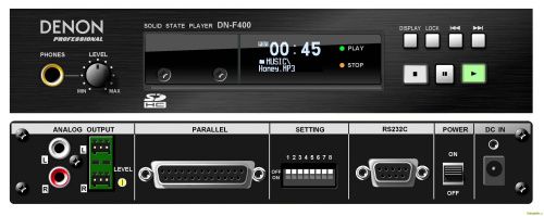 Стерео проигрыватель Denon PRO DN-F400 - JCS.UA фото 3