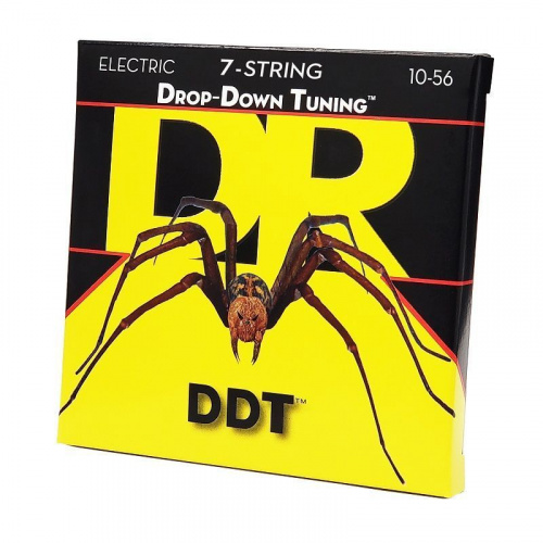 Струни DR STRINGS DDT7-10 DDT DROP DOWN TUNING ELECTRIC - MEDIUM 7 STRING (10-56) - JCS.UA фото 2