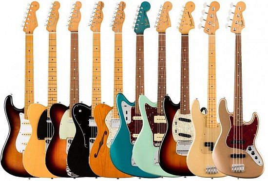 Вантажні гітари Fender Vintera