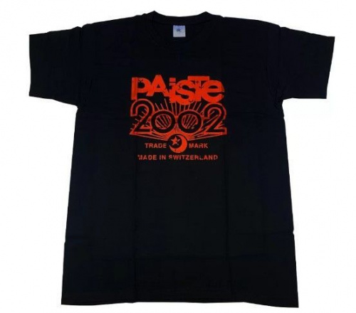 Футболка Paiste T-Shirt 2002 Logo Black, XL - JCS.UA