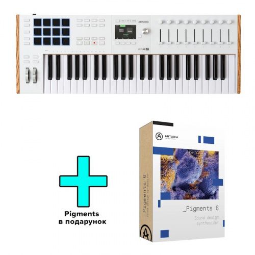 MIDI-клавиатура Arturia KeyLab 49 mk3 (White) + Arturia Pigments - JCS.UA
