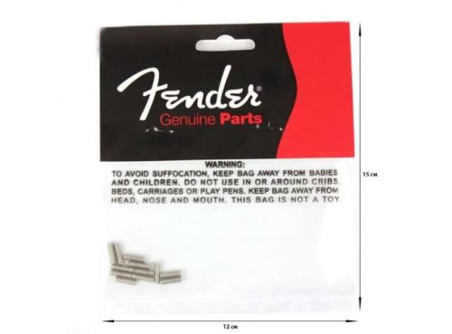 Набор винтов FENDER BASS BRIDGE SADDLE SCREWS - JCS.UA фото 2