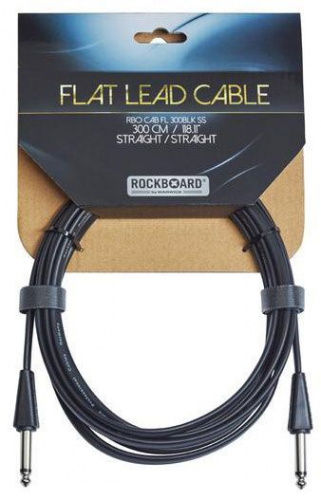 Инструментальный кабель ROCKBOARD RBOCAB FL 300 BLK SS - JCS.UA
