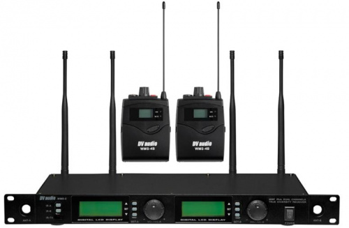 Радіосистема DV audio WMS-24B з петличными мікрофонами - JCS.UA