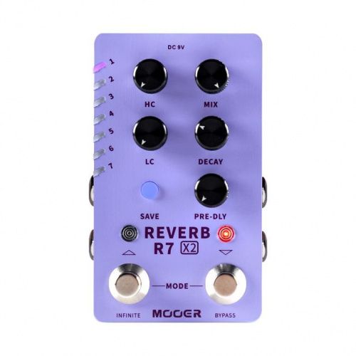 Педаль ефектів MOOER R7 X2 Reverb - JCS.UA