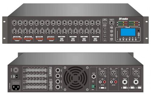 Трансляційний мікшер-підсилювач DV audio PA-4120 - JCS.UA