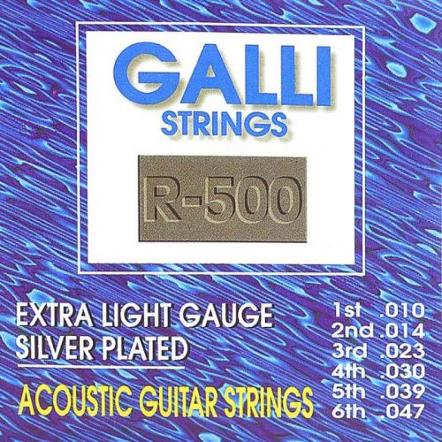 Струны для акустической гитары Gallistrings R-500 - JCS.UA