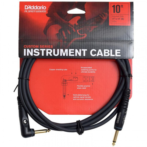 Инструментальный кабель DADDARIO PW-GRA-10 Custom Series Instrument Cable (3m) - JCS.UA фото 5