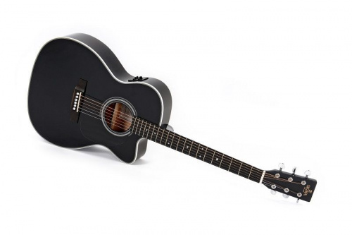 Акустична гітара Sigma 000MC-1E-BK - JCS.UA фото 4