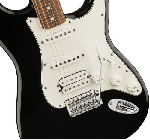 Електрогітара FENDER STANDARD STRATOCASTER HSS PAU FERRO FINGERBOARD BLACK - JCS.UA фото 4