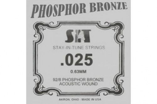Струна для акустической гитары SIT STRINGS 025B - JCS.UA