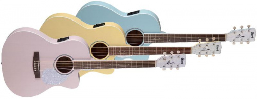 Акустическая гитара с датчиком Cort JADE Classic Pastel Pink Open Pore - JCS.UA фото 3
