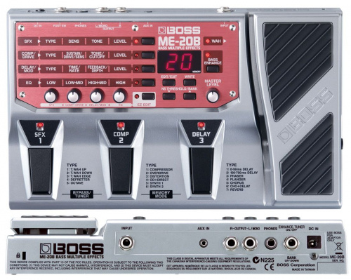 Процесор для бас-гітар BOSS ME-20B - JCS.UA фото 3