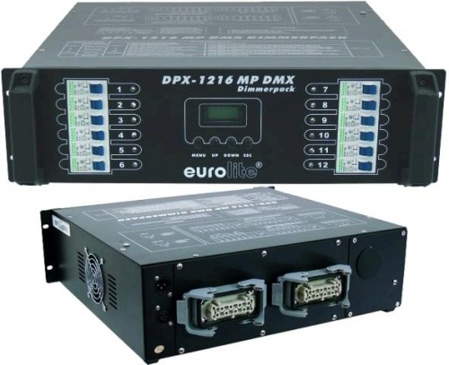 Діммер EUROLITE DPX-1 216 MP DMX 19 "dimmer pack - JCS.UA