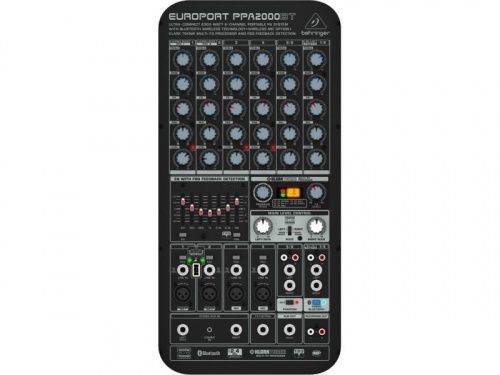 Портативна система звукопідсилення BEHRINGER PPA2000BT - JCS.UA фото 2