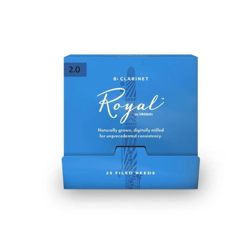 Трость для кларнета DADDARIO RCB0120-B25 Royal - Bb Clarinet #2.0 (1шт) - JCS.UA фото 2