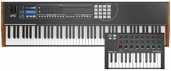 MIDI-контролери Arturia KeyLab 88 і MiniLab MKII Black Edition тепер в чорному кольорі!