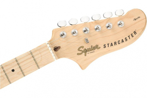 Гітара напівакустична SQUIER by FENDER AFFINITY SERIES STARCASTER MAPLE FINGERBOARD BLACK - JCS.UA фото 5