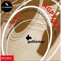 Струни для акустичної гітари Gallistrings AGP1253 LIGHT - JCS.UA