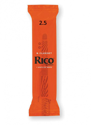 Трость для кларнета DADDARIO RCA0125-B25 Rico - Bb Clarinet #2.5 (1шт) - JCS.UA