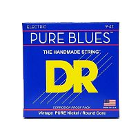 Струни DR STRINGS PHR-9 PURE BLUES ELECTRIC GUITAR STRINGS - LIGHT (9-42) - JCS.UA