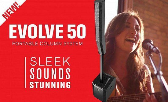 Новинка! Звукопідсилювальний комплект з Bluetooth - Electro-Voice Evolve 50!