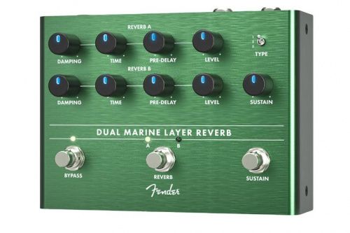 Педаль эффектов FENDER PEDAL DUAL MARINE LAYER REVERB - JCS.UA фото 3