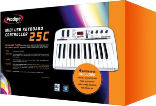 MIDI-клавиатура PRODIPE KEYBOARD 25C - JCS.UA фото 2