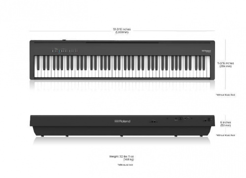 Цифровое пианино Roland FP30XBK+S - JCS.UA фото 5