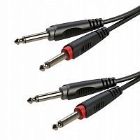 Готовый аудиокабель Roxtone SACC100L3, 6.3 Jack male mono - 6.3 Jack male mono, 3 м - JCS.UA