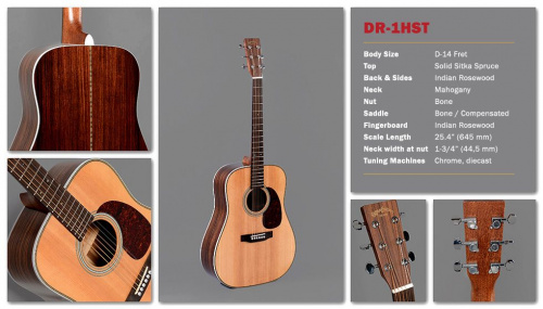 Акустична гітара SIGMA GUITARS DR-1HST - JCS.UA фото 2