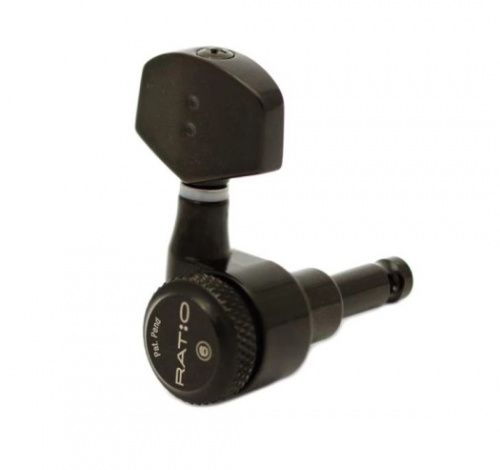 Колки для гитары GRAPH TECH PRL-8311-B0 Electric Locking 3+3 C0ntemporary Black 2 Pin - JCS.UA