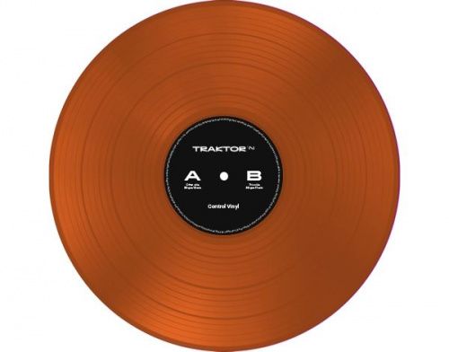 Контрольная виниловая пластинка Native Instruments TRAKTOR Control Vinyl Orange Transparent - JCS.UA