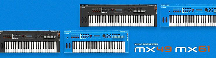 Новая линейка синтезаторов Yamaha MX BK/BU со звуками MOTIF XS