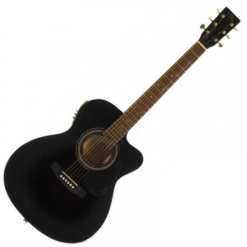 Электроакустическая гитара SX OM160CE/BK - JCS.UA фото 2