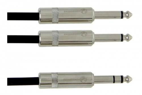Інсертний кабель GEWA Pro Line Stereo Jack 6,3 мм/2x Mono Jack 6,3 мм (1,5 м) - JCS.UA