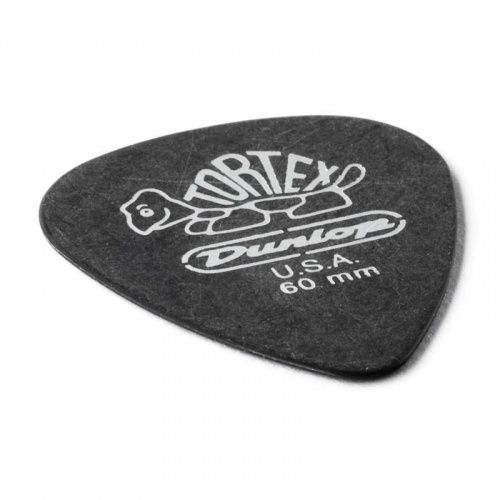 Медиаторы DUNLOP 488P.60 TORTEX PITCH BLACK STANDARD PICK .60MM - JCS.UA фото 3