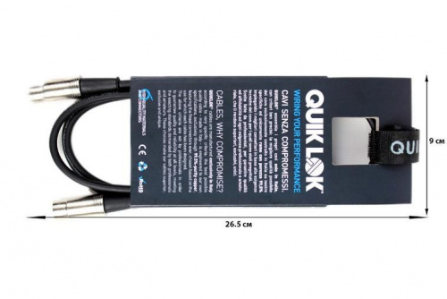 MIDI кабель QUIK LOK S165-2BK - JCS.UA фото 4