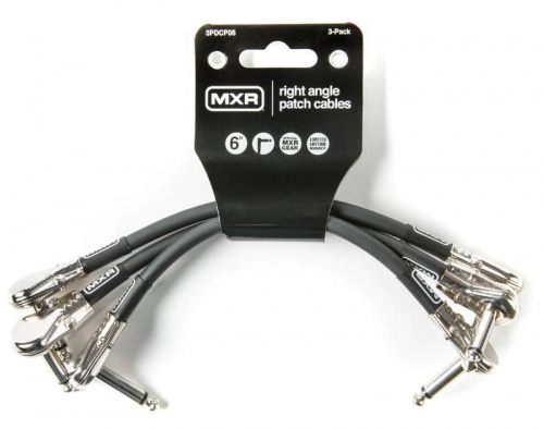 Кабель DUNLOP 3PDCP06 MXR 6in Patch Cable 3-Pack - JCS.UA