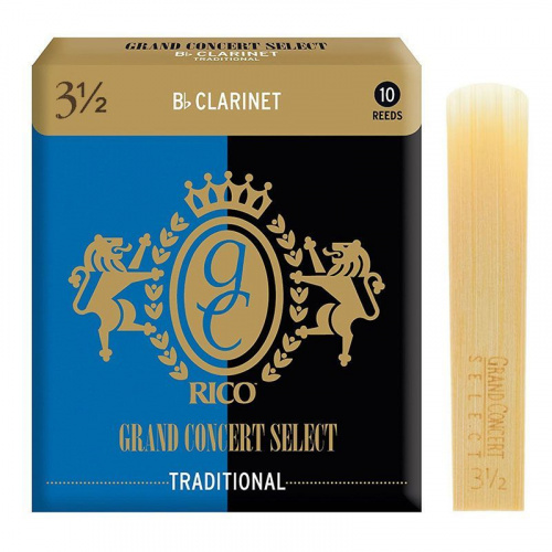 Тростина для кларнета D'ADDARIO Grand Concert Select - Bb Clarinet #3.5 (1шт) - JCS.UA