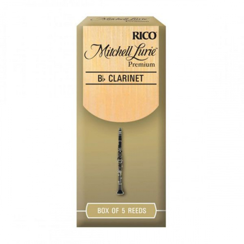 Трости для кларнета RMLP5BCL200 RICO Mitchell Lurie Premium - Bb Clarinet #2.0 - 5 Pack - JCS.UA