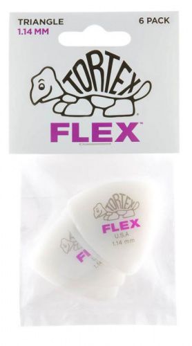 Медиаторы DUNLOP 456P1.14 TORTEX FLEX TRIANGLE PICK 1.14MM - JCS.UA фото 3